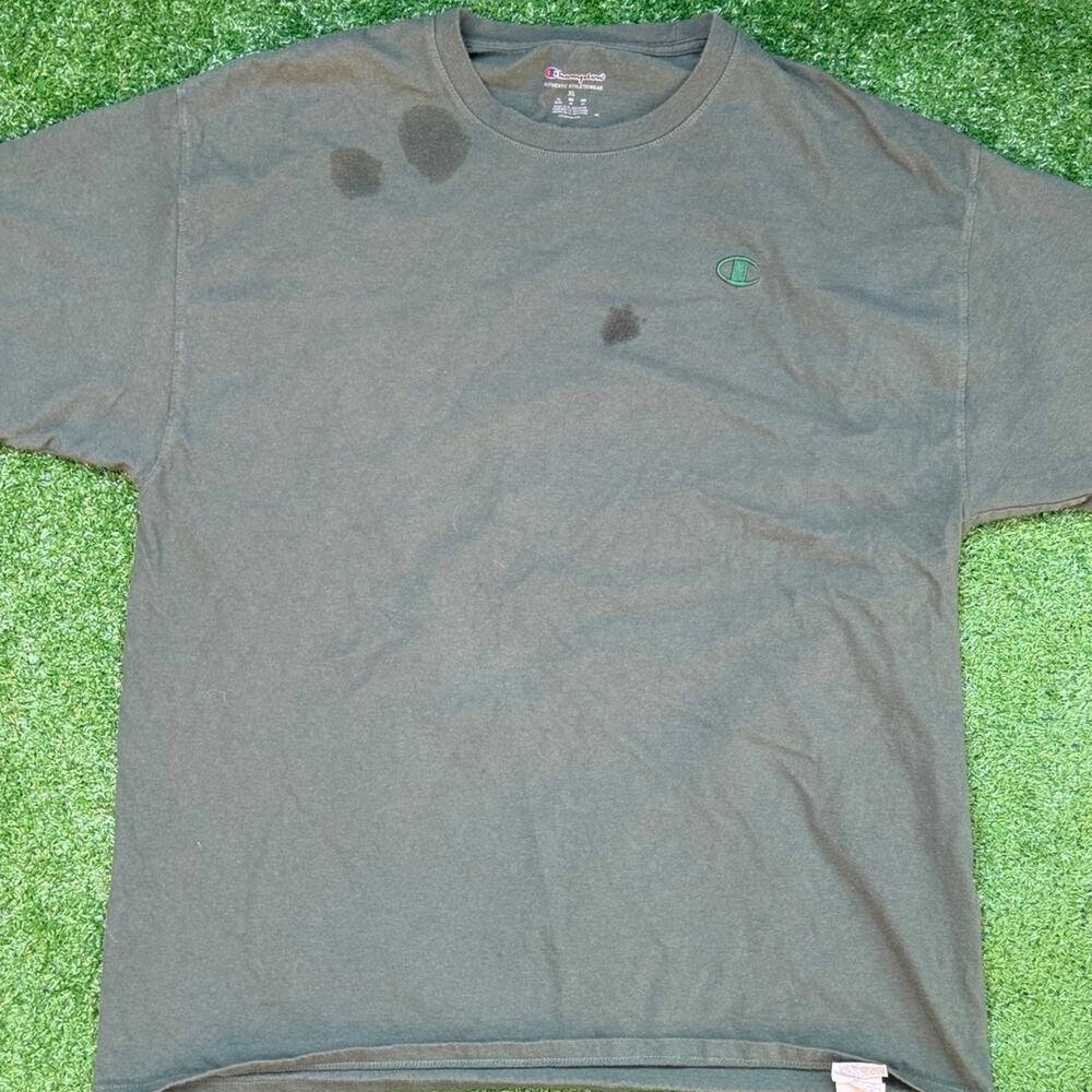 Champion Authentic Athleticwear Men's Fade Green T Shirt